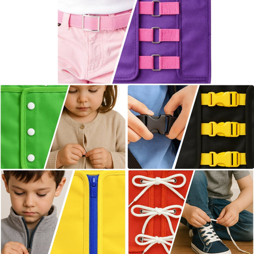 5-in-1 Montessori Busy Board Activity Toy, Ages 3+