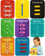 PeekaPlay 8-in-1 Busy Board — Montessori Life Skills Toy